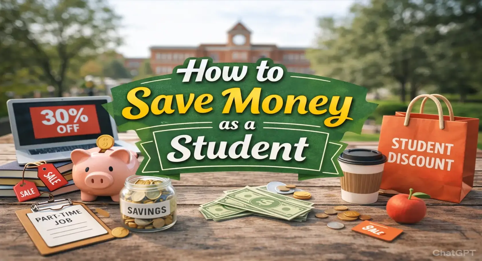 how to save money as a student in college